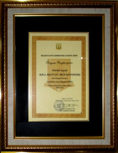 Penghargaan Walikota Jakarta Timur 2013