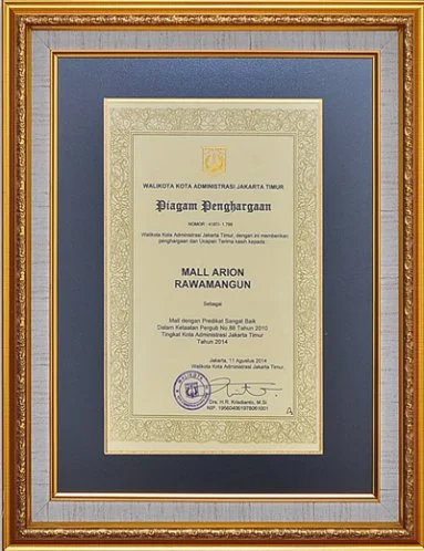 Penghargaan Walikota Jakarta Timur 2014