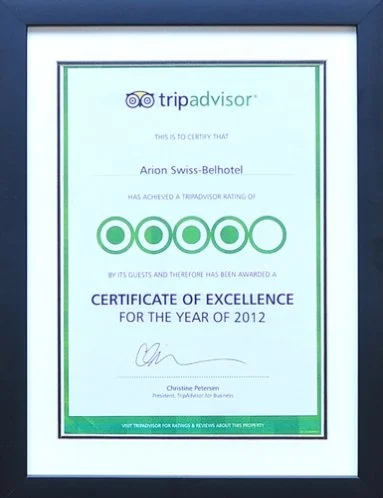 TripAdvisor Excellence 2012